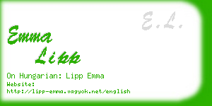 emma lipp business card